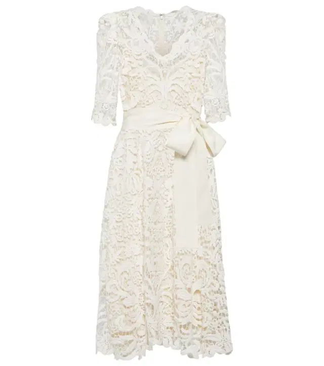 Elie Saab Lace midi dress