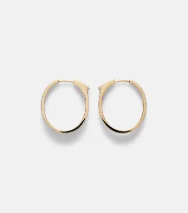 Anita Ko Meryl 18kt yellow gold hoop earrings | Thumbnail 2