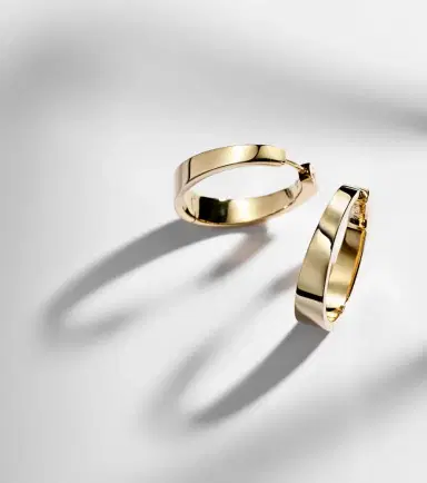 Anita Ko Meryl 18kt yellow gold hoop earrings | Thumbnail 5