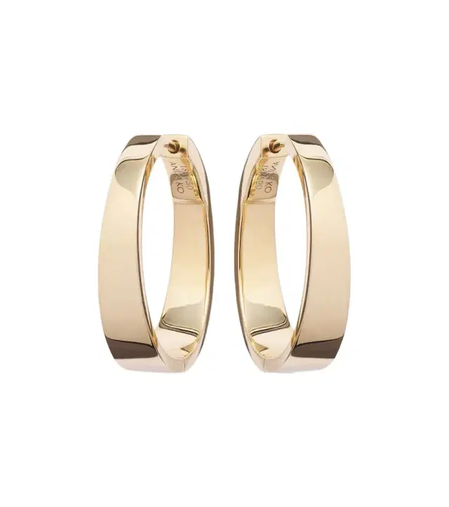 Meryl 18kt yellow gold hoop earrings