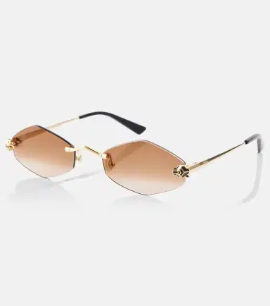 Cartier Eyewear Collection Panthère de Cartier geometric sunglasses | Thumbnail 2