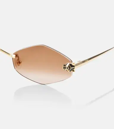 Cartier Eyewear Collection Panthère de Cartier geometric sunglasses | Thumbnail 3