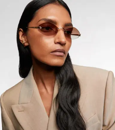 Cartier Eyewear Collection Panthère de Cartier geometric sunglasses | Thumbnail 6