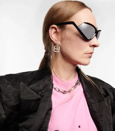 Balenciaga Side Xpander oval sunglasses | Thumbnail 5