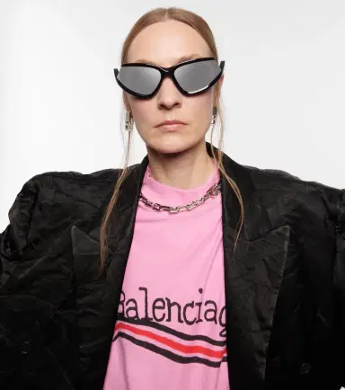 Balenciaga Side Xpander oval sunglasses | Thumbnail 6