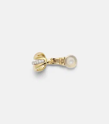 YEPREM Whisper 18kt gold ear cuff with diamonds | Thumbnail 2 YEPREM Whisper 18kt gold ear cuff with diamonds | Thumbnail 2