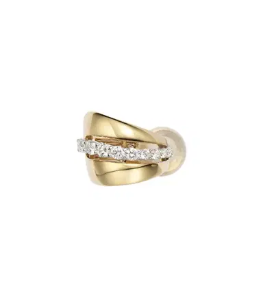 YEPREM Whisper 18kt gold ear cuff with diamonds | Thumbnail 1 YEPREM Whisper 18kt gold ear cuff with diamonds | Thumbnail 1
