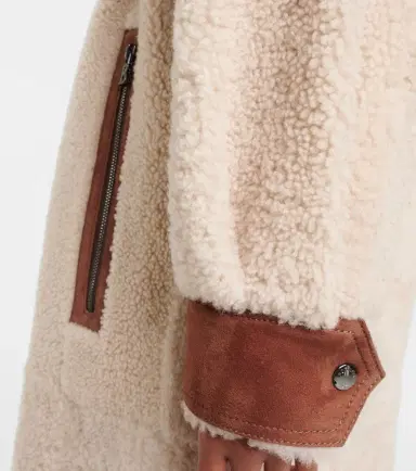 Bogner Gritt suede-trimmed shearling coat | Thumbnail 4