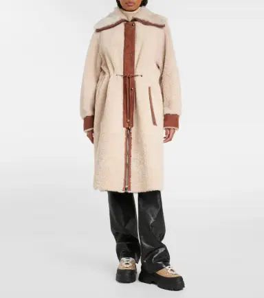 Bogner Gritt suede-trimmed shearling coat | Thumbnail 5