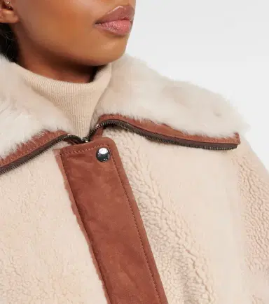 Bogner Gritt suede-trimmed shearling coat | Thumbnail 6