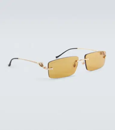 Cartier Eyewear Collection Panthère de Cartier rectangular sunglasses | Thumbnail 3