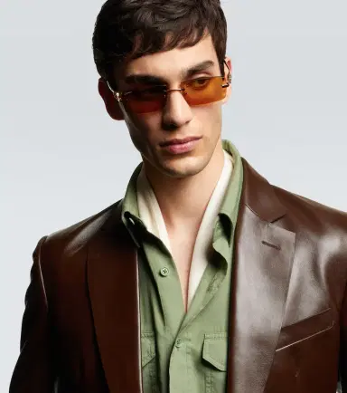 Cartier Eyewear Collection Panthère de Cartier rectangular sunglasses | Thumbnail 4
