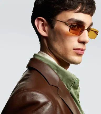 Cartier Eyewear Collection Panthère de Cartier rectangular sunglasses | Thumbnail 5