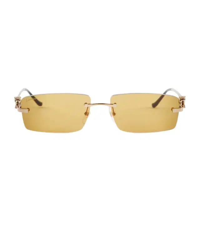 Cartier Eyewear Collection Panthère de Cartier rectangular sunglasses