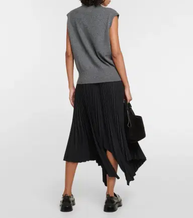 Extreme Cashmere N°243 Spencer cashmere-blend sweater vest | Thumbnail 2