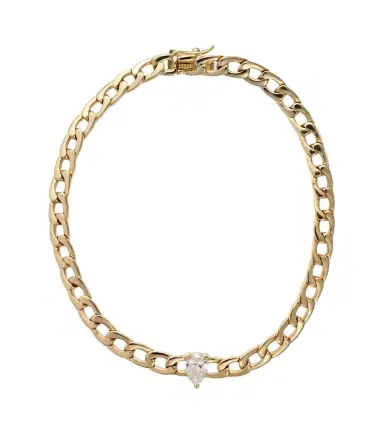 Anita Ko 18kt gold chain bracelet with diamond | Thumbnail 1