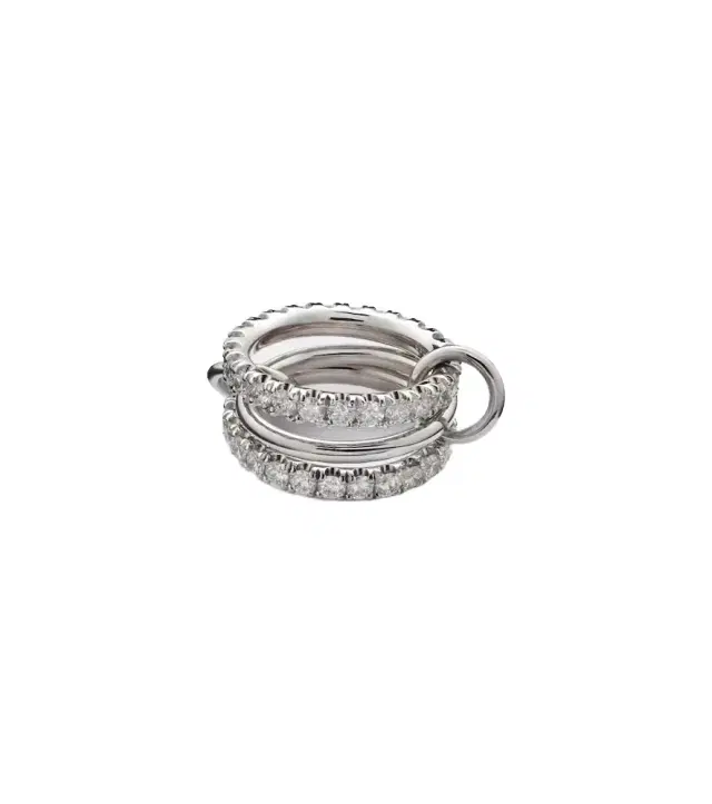 Spinelli Kilcollin Juno 18kt white gold ring with diamonds