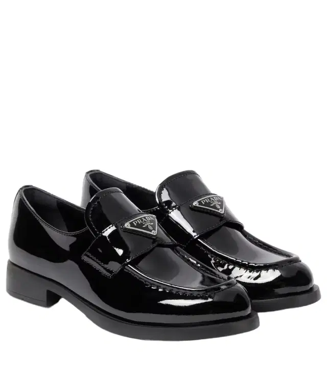 Patent leather loafers