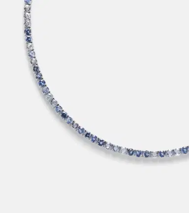 Bucherer Fine Jewellery Pastello Ocean Breeze 18kt white gold necklace with sapphires | Thumbnail 2