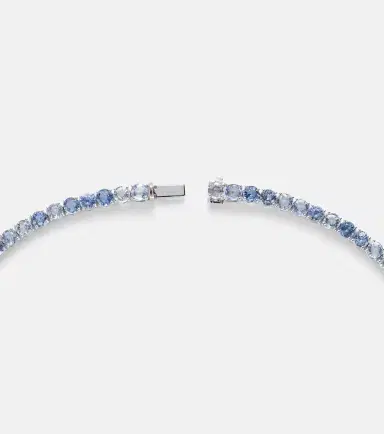 Bucherer Fine Jewellery Pastello Ocean Breeze 18kt white gold necklace with sapphires | Thumbnail 3