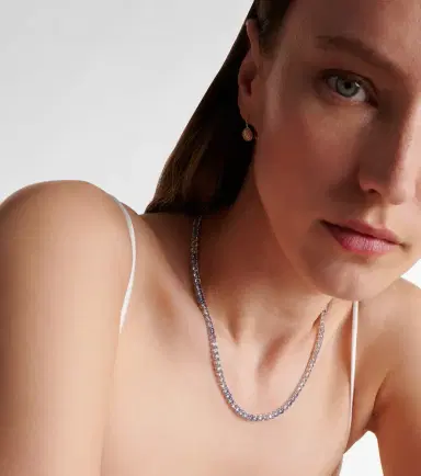 Bucherer Fine Jewellery Pastello Ocean Breeze 18kt white gold necklace with sapphires | Thumbnail 6