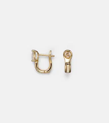 Anita Ko 18kt gold huggies with diamonds | Thumbnail 2 Anita Ko 18kt gold huggies with diamonds | Thumbnail 2