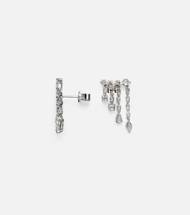 Anita Ko Rain Small 18kt white gold drop earrings with diamonds | Thumbnail 2