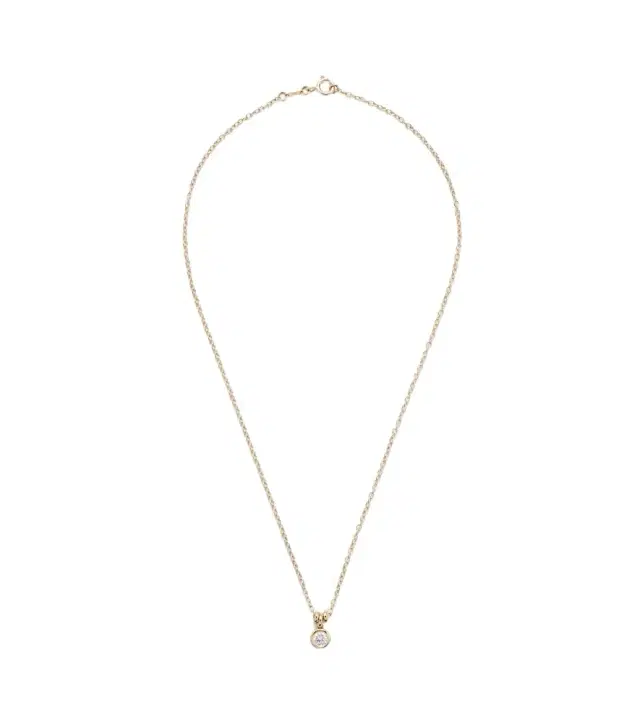 Spinelli Kilcollin Amirah 18kt gold pendant necklace with diamonds