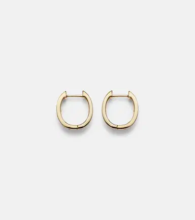 Anita Ko Meryl Small 18kt gold hoop earrings with diamonds | Thumbnail 2 Anita Ko Meryl Small 18kt gold hoop earrings with diamonds | Thumbnail 2