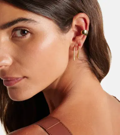 Anita Ko Safety Pin 18kt gold single earring | Thumbnail 4 Anita Ko Safety Pin 18kt gold single earring | Thumbnail 4