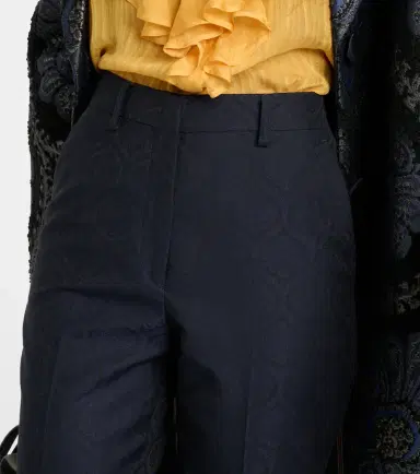 Etro Printed cotton-blend jacquard slim pants | Thumbnail 6