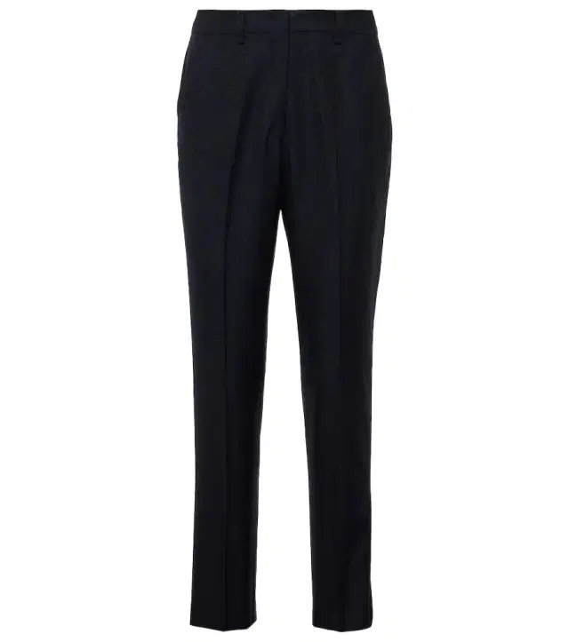 Etro Printed cotton-blend jacquard slim pants