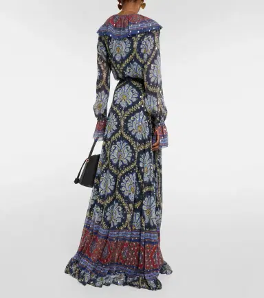 Etro Paisley silk jacquard maxi skirt | Thumbnail 2