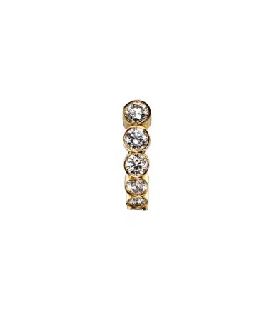 Sophie Bille Brahe Boucle Ensemble Petite 18kt gold single earring with diamonds | Thumbnail 1