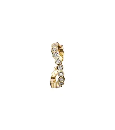 Sophie Bille Brahe Courant 18kt gold single earring with diamonds | Thumbnail 1 Sophie Bille Brahe Courant 18kt gold single earring with diamonds | Thumbnail 1