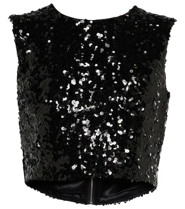 Dolce & Gabbana Sequined crop top