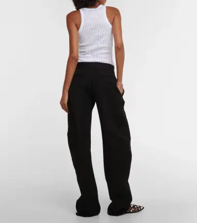 The Attico Wide-leg satin pants | Thumbnail 4