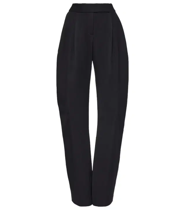 The Attico Wide-leg satin pants