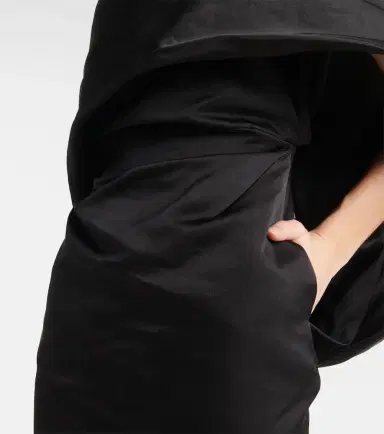 The Attico Caped silk midi dress | Thumbnail 4