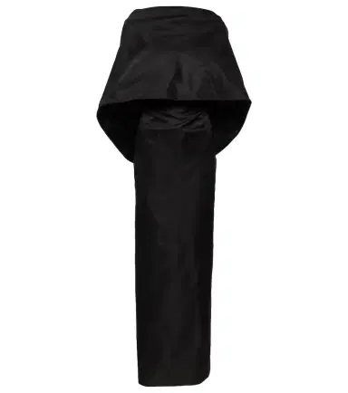 The Attico Caped silk midi dress | Thumbnail 1