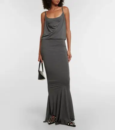 The Attico Jersey maxi dress | Thumbnail 6