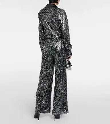 Dolce & Gabbana Sequined high-rise wide-leg pants | Thumbnail 2