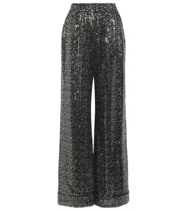Dolce & Gabbana Sequined high-rise wide-leg pants | Thumbnail 1
