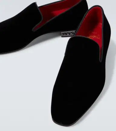 Christian Louboutin Dandyrocks velvet loafers | Thumbnail 4 Christian Louboutin Dandyrocks velvet loafers | Thumbnail 4
