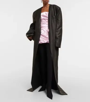 The Attico Leather maxi coat | Thumbnail 7 The Attico Leather maxi coat | Thumbnail 7