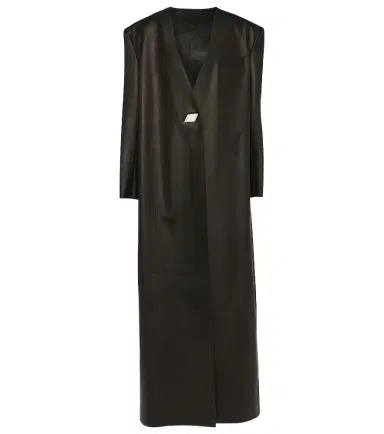 The Attico Leather maxi coat | Thumbnail 1 The Attico Leather maxi coat | Thumbnail 1
