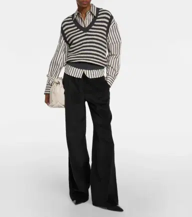 Brunello Cucinelli Corduroy wide-leg pants | Thumbnail 3