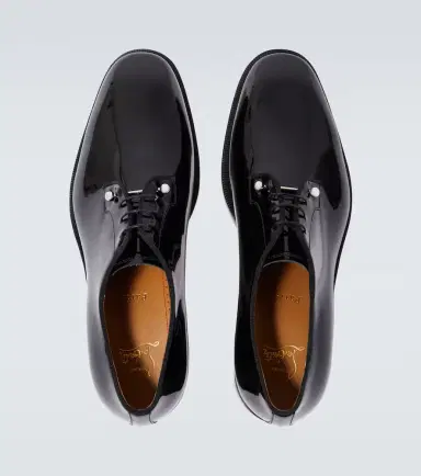 Christian Louboutin Chambeliss patent leather Derby shoes | Thumbnail 3