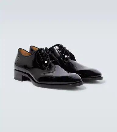 Christian Louboutin Chambeliss patent leather Derby shoes | Thumbnail 5