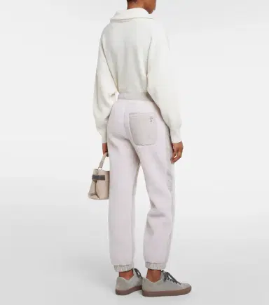 Brunello Cucinelli Wool-blend sweatpants | Thumbnail 2